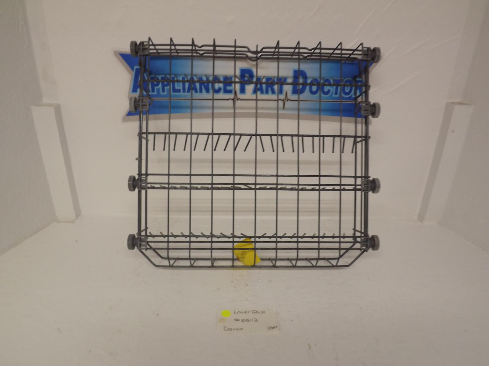 Dacor Dishwasher 105112 DD81-03677A Lower Rack Used Dacor Dishwasher 105112 DD81-03677A Lower Rack Used
